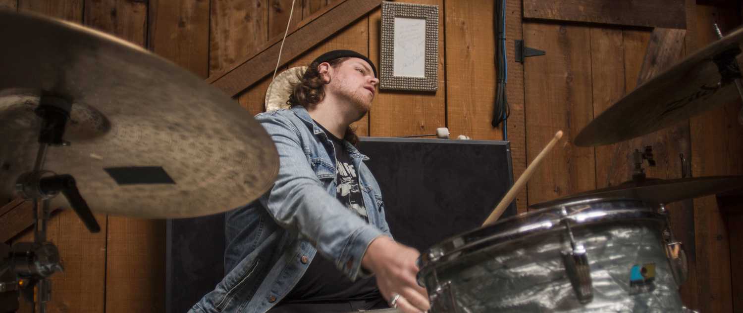 Jordan Rose in the Studio